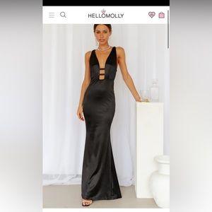 Hello Molly Regal Moment Maxi Dress Black